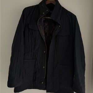 Faconnable Navy Quilted Jacket